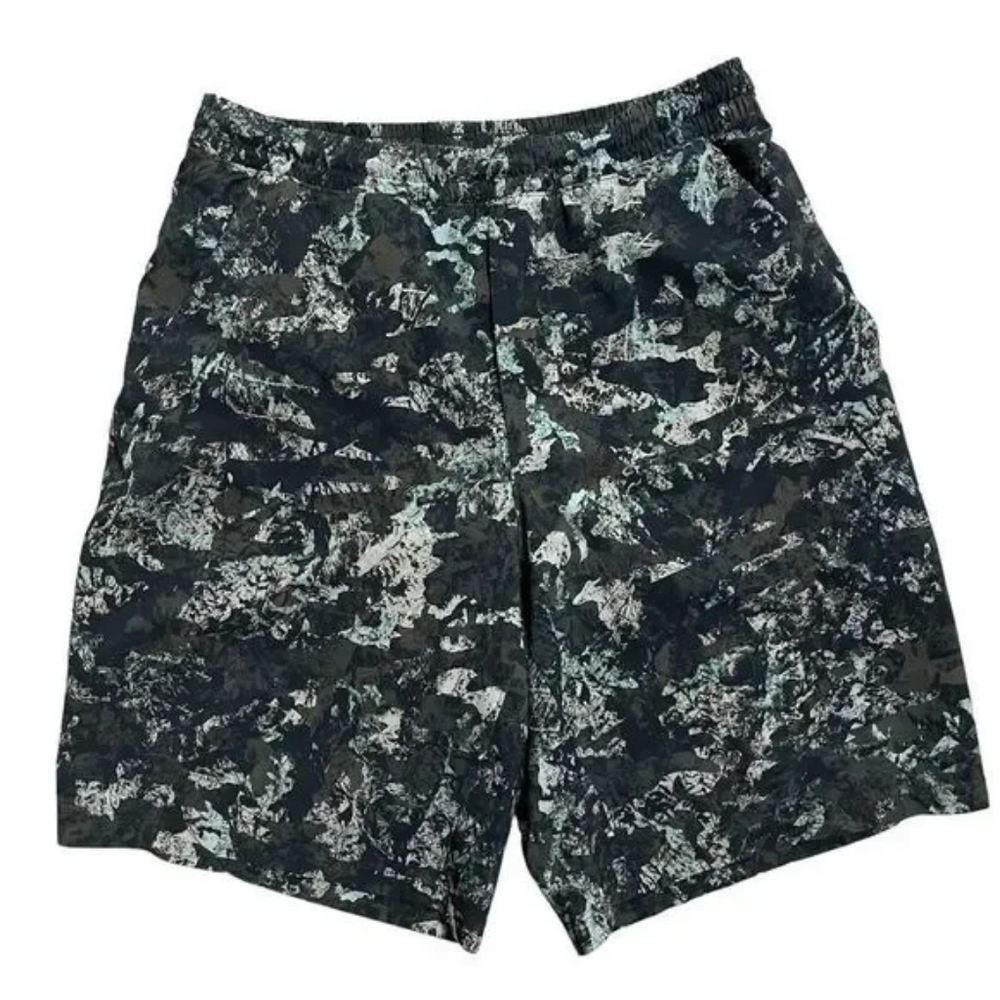 Lululemon Pace Breaker Short 9” Lined Deciduous Camo Multi Sz M